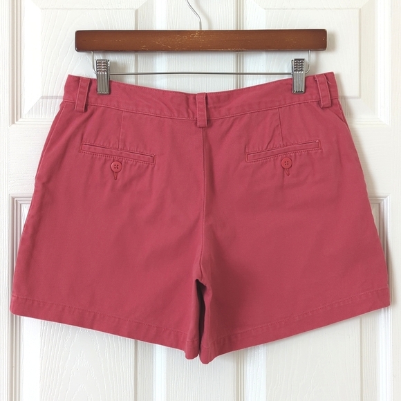 Ralph Lauren Sport Y2K Vintage Mid Rise Relaxed Fit Twill Shorts Faded Red 4 - Picture 9 of 10
